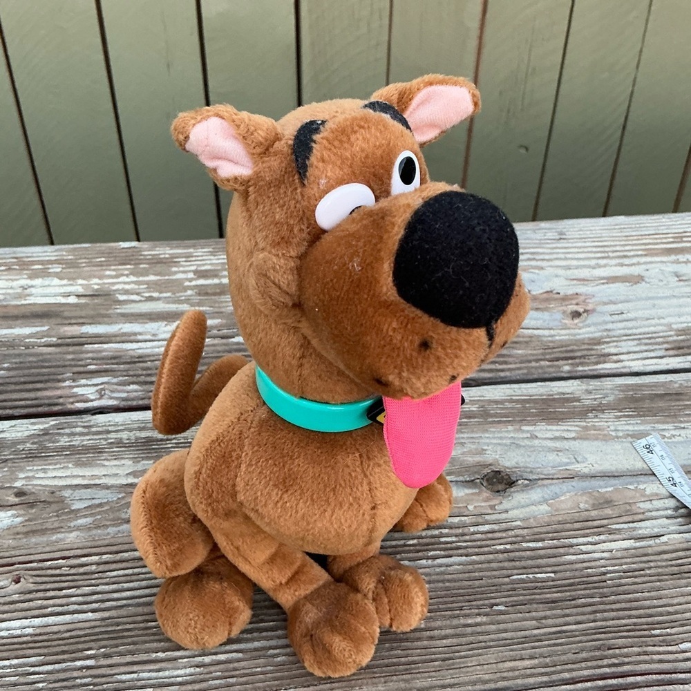 Scooby-Doo Plush Toy with Blue Collar Scooby Doo Dizzy Dog Collectable - Picture 5 of 6